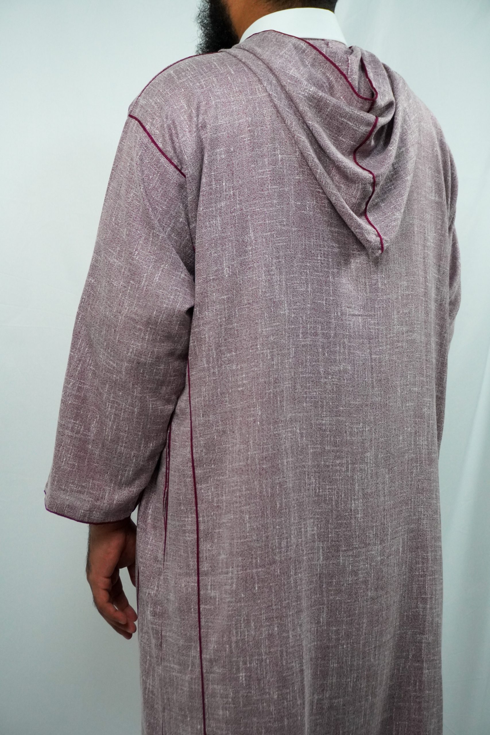 heathered burgundy | djellaba