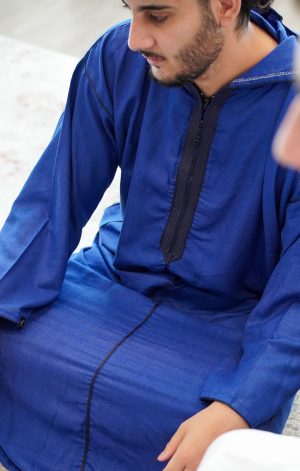 Royal Blue Djellaba