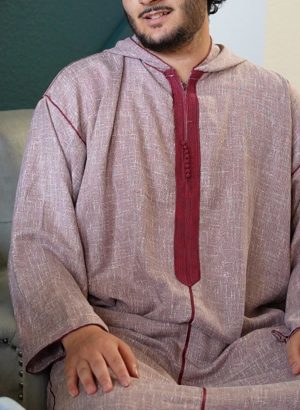 Heathered Burgundy | Djellaba