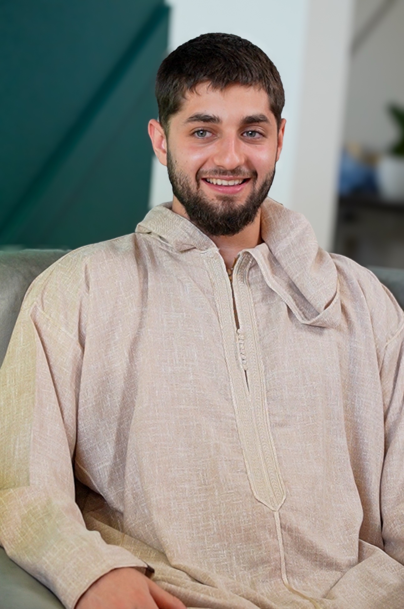 Beige Taupe | Djellaba - Image 2