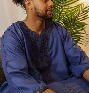 Chefchaouen Blue Gandoura