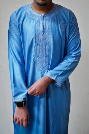 &ldquo;Atlas Blue&rdquo; Kaftan